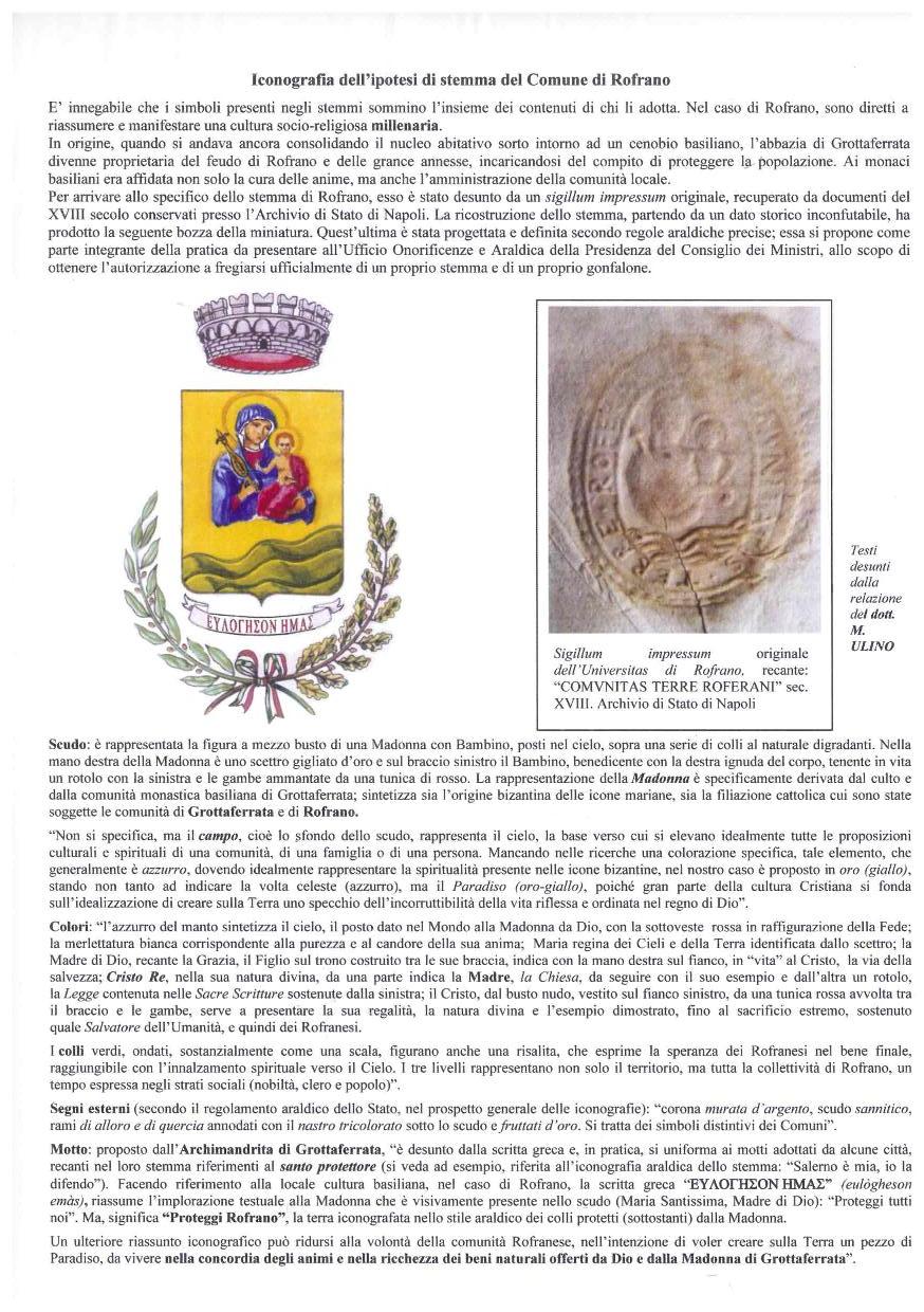 descrizione ipotesi stemma